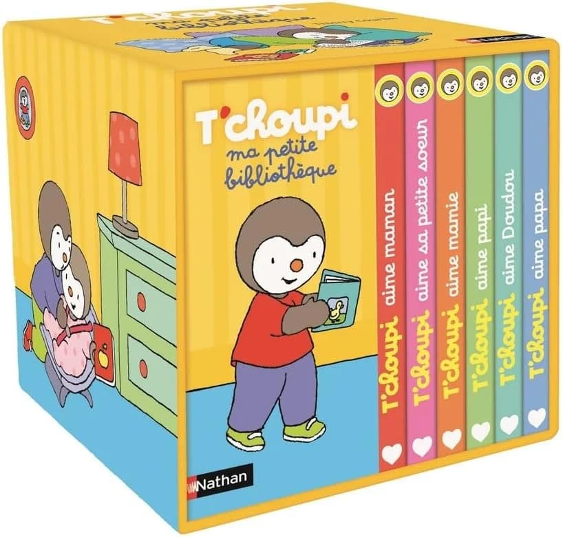T'choupi, Ma petite bibliothèque, 6 livres dès 2 ans