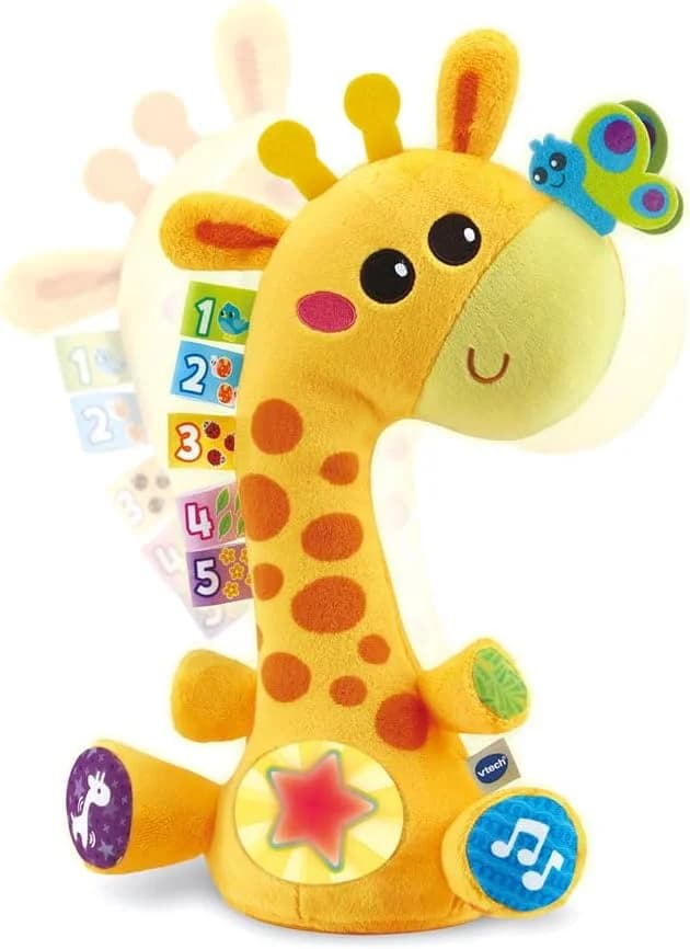 VTech Baby Ma Girafe Moov & Groov – Peluche interactive qui danse et répète