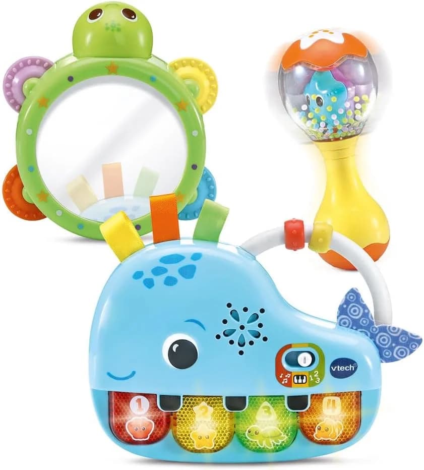 VTech Coffret P’tit musicien (piano, tambourin miroir, maracas)