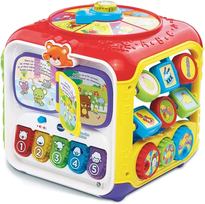 VTech Super cube des découvertes – cube multi-activités (9-36 mois)
