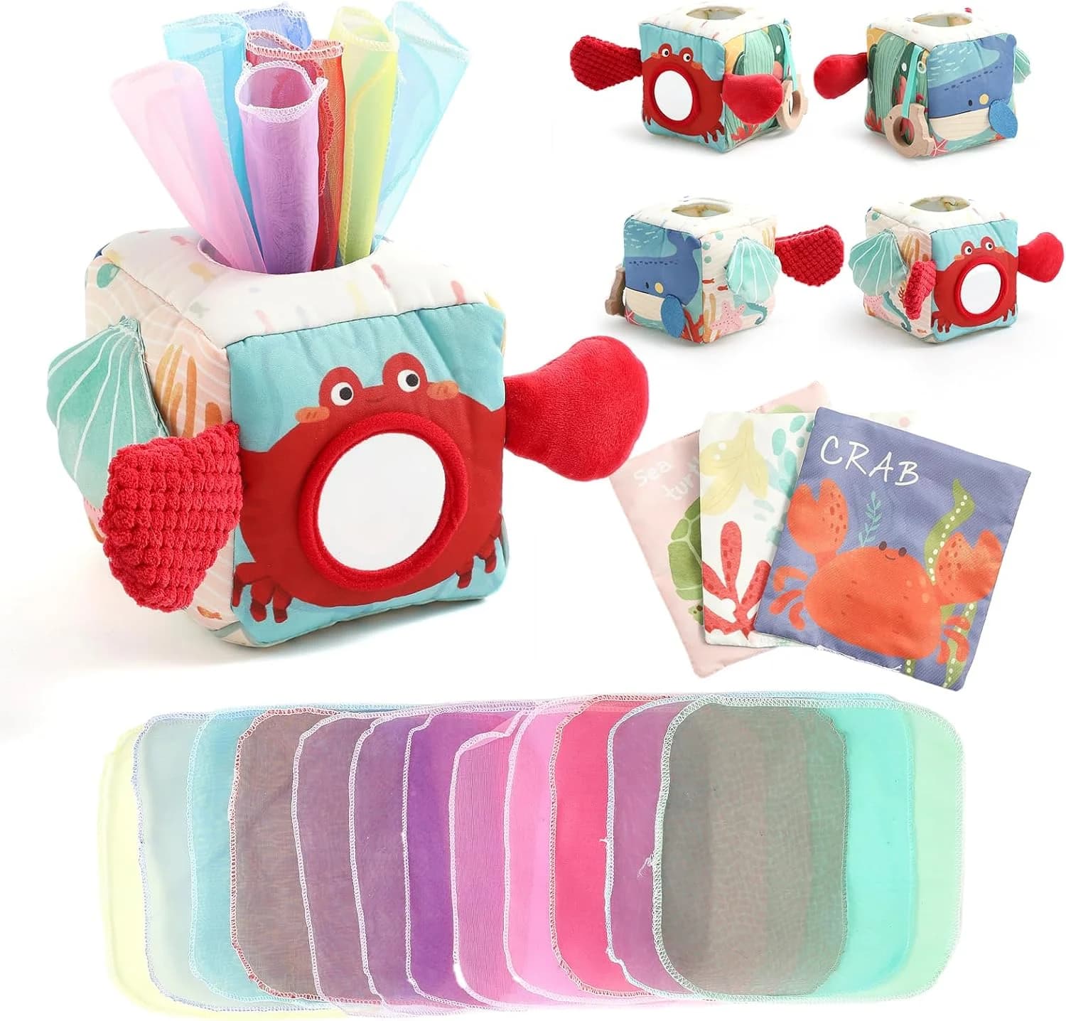 Youuys boîte à mouchoirs sensorielle dès 6 mois